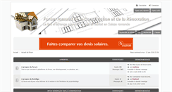 Desktop Screenshot of forumconstruire.ch
